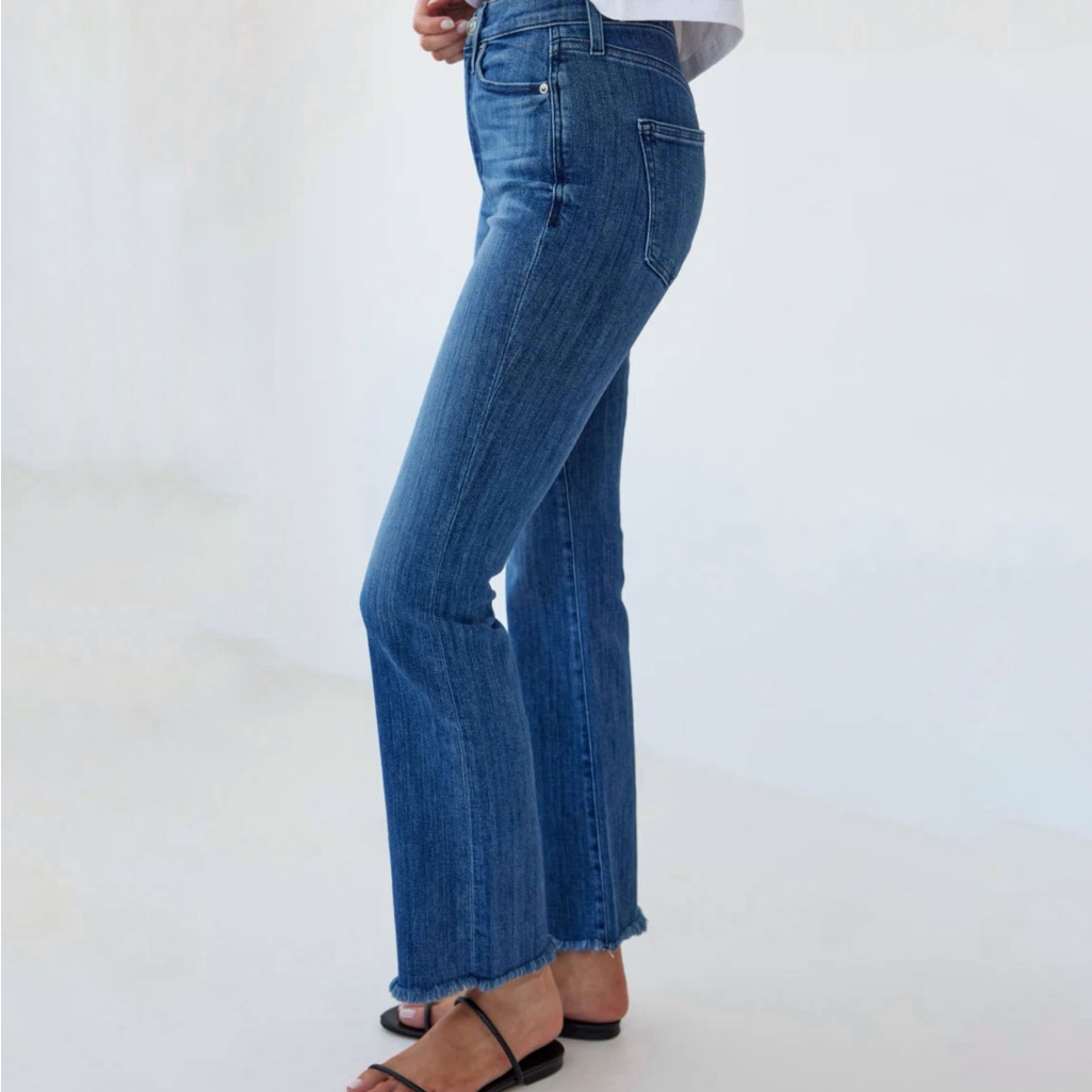 Ayr Straight Leg Jeans - Indigo Blue